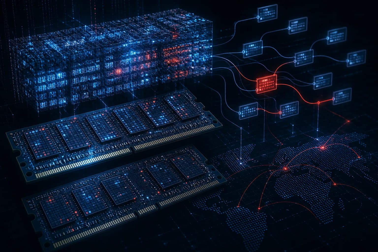 Abstract visualisation of volatile memory analysis and process artefacts