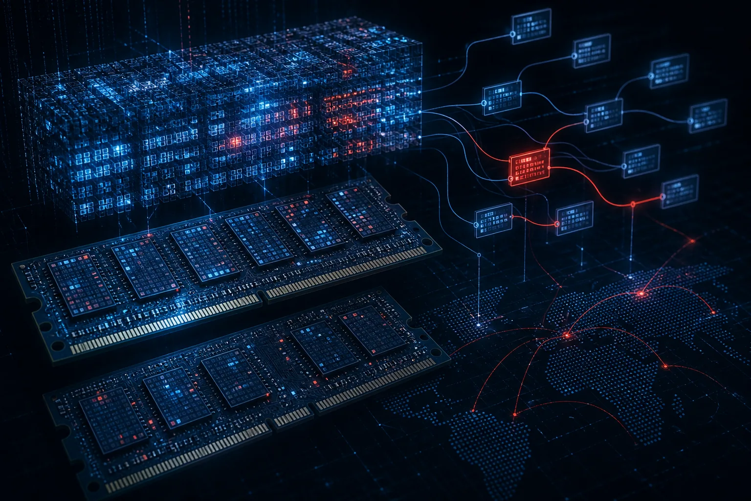 Abstract visualisation of volatile memory analysis and process artefacts